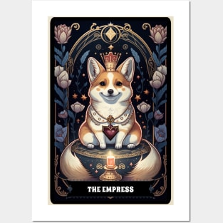 The Empress Tarot Corgi Posters and Art